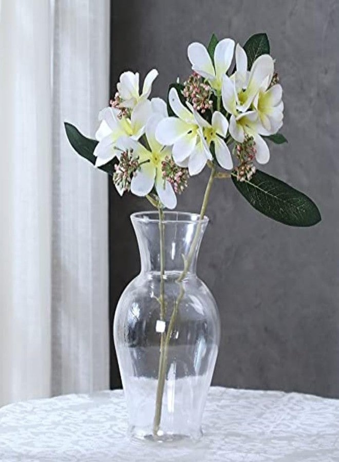 Oasis Acrylic Unbreakable Classic Flower Vases for Table Centerpiece, Home Decor, Floral Arrangement, Office, Events, Gifting & More - Urn Clear - Image 1